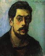 Charles Laval self-Portrait oil painting on canvas